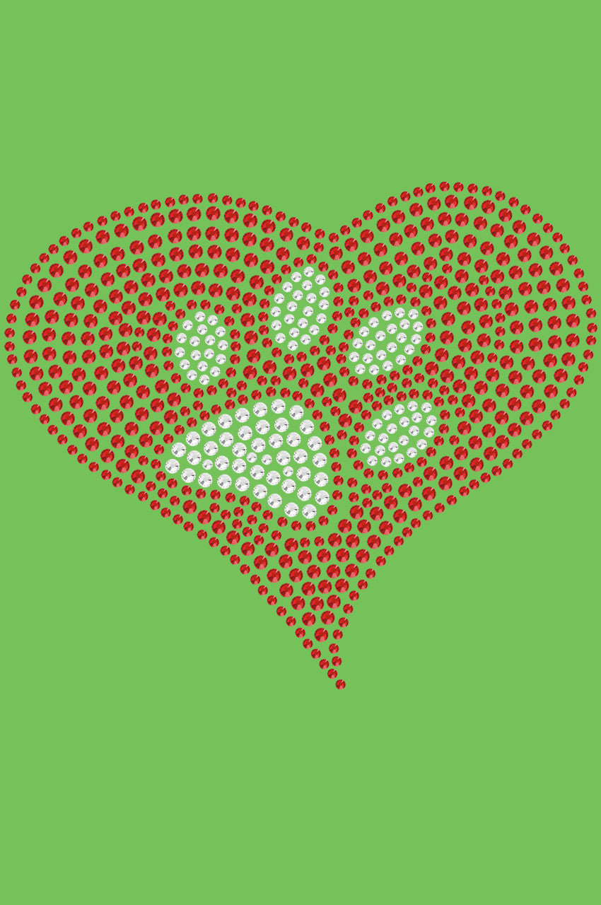 Red Heart with Paw 2 Bandanna