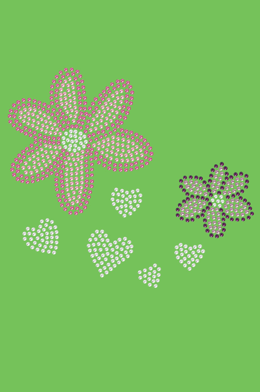 Pink & Purple Flowers - Bandanna