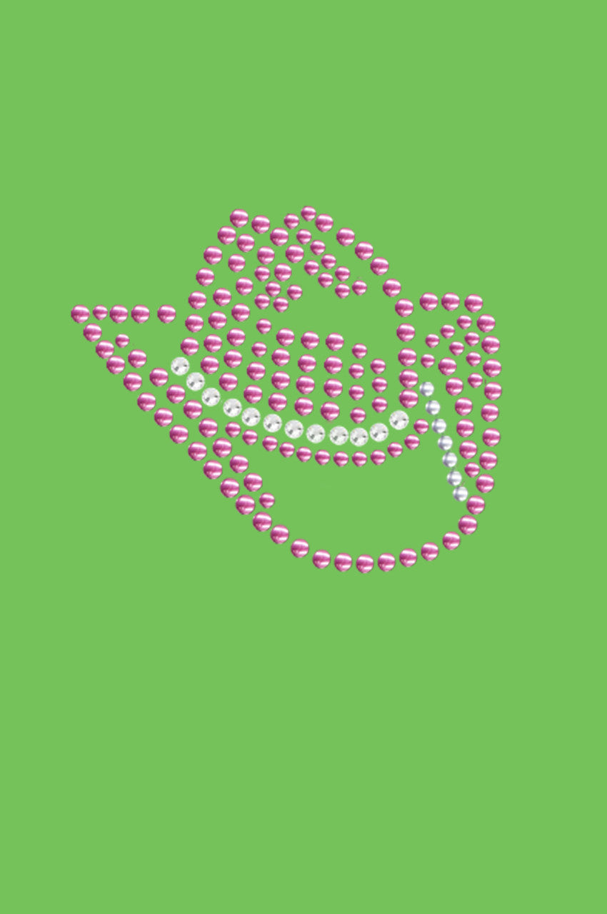 Hat (Austrian crystal Pink Cowgirl) - bandana