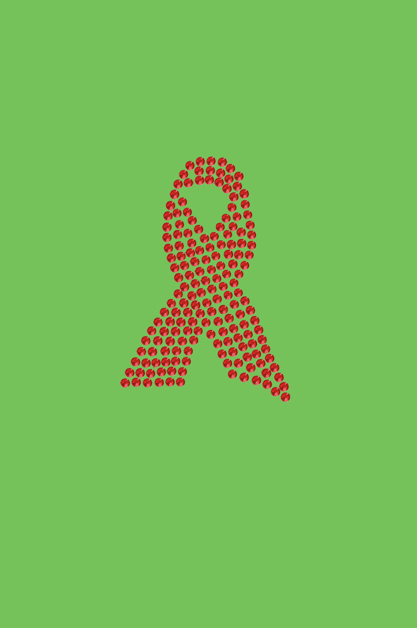 Ribbon (Red Rhinestones) - Bandanna