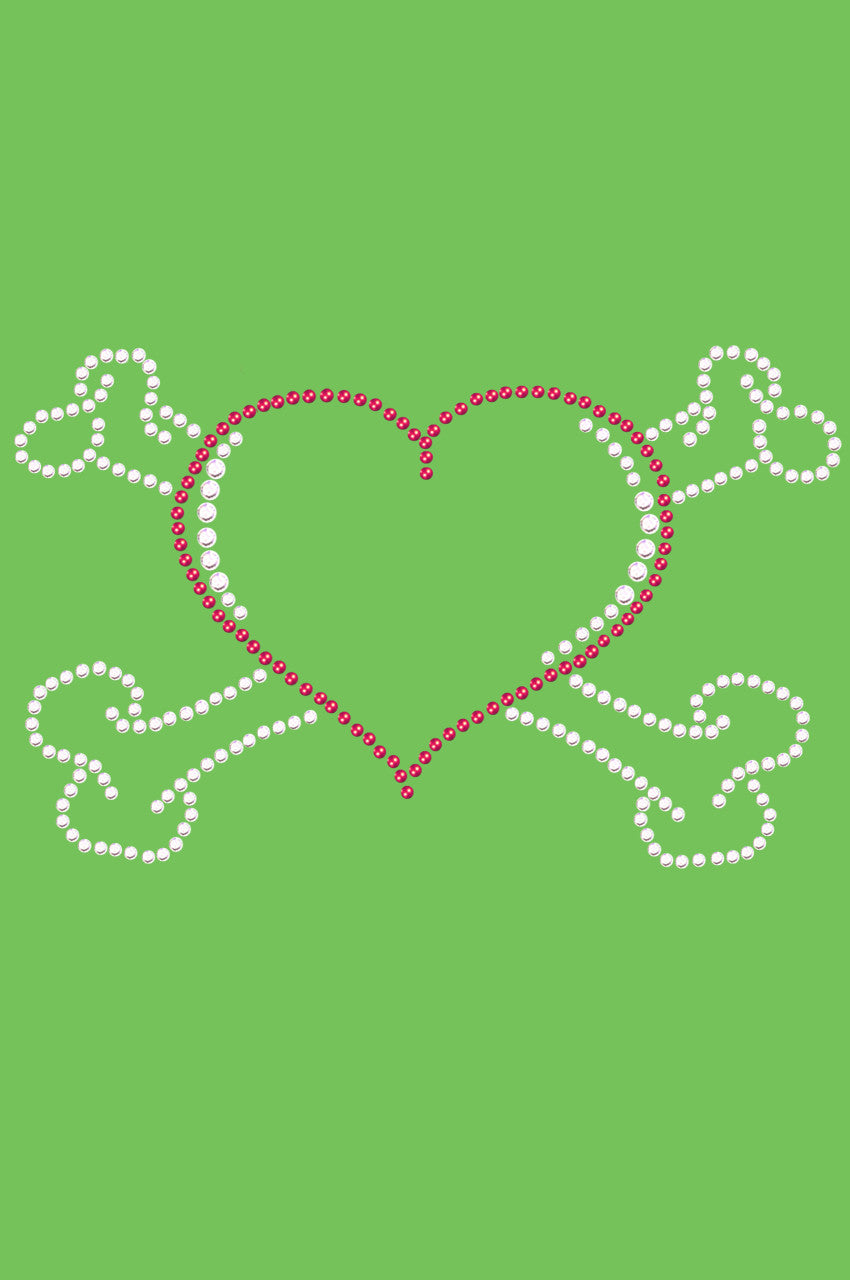 Heart with Cross Bones Bandanna