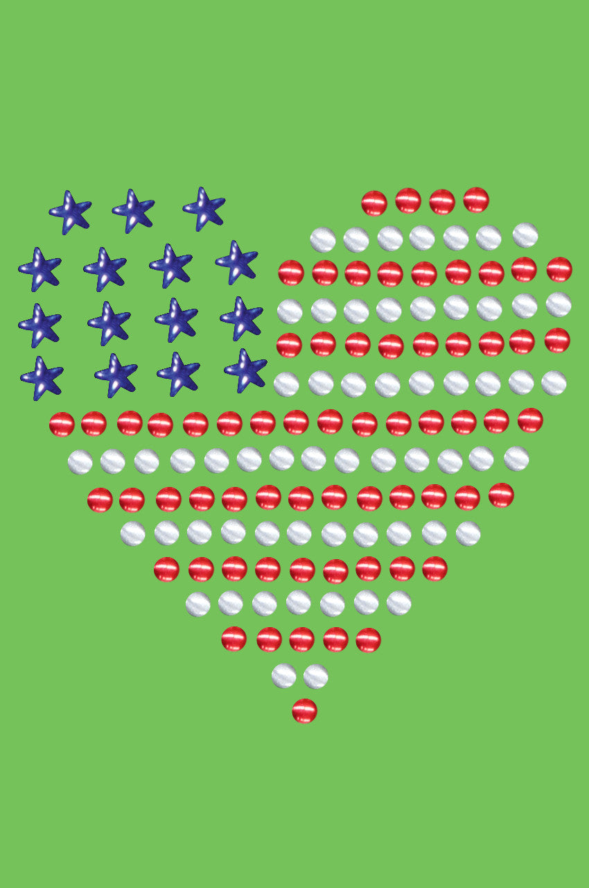 Patriotic Heart 1 Bandanna