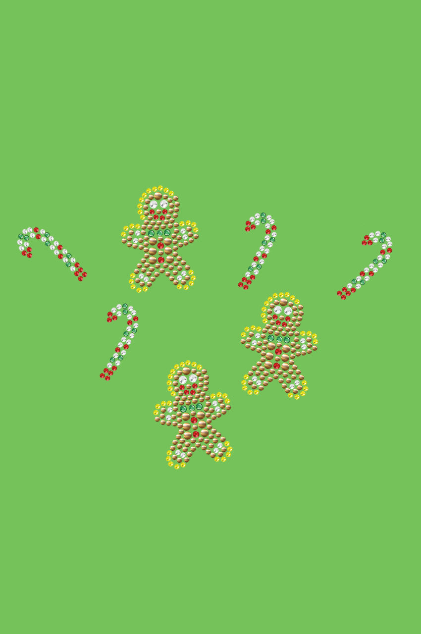 Gingerbread Men & Candy Canes - Bandana