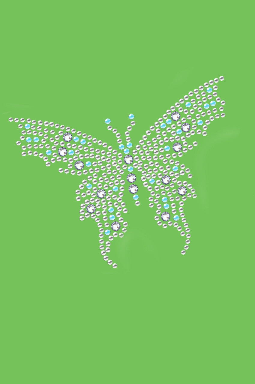 Blue Austrian crystal Butterfly - Bandannas