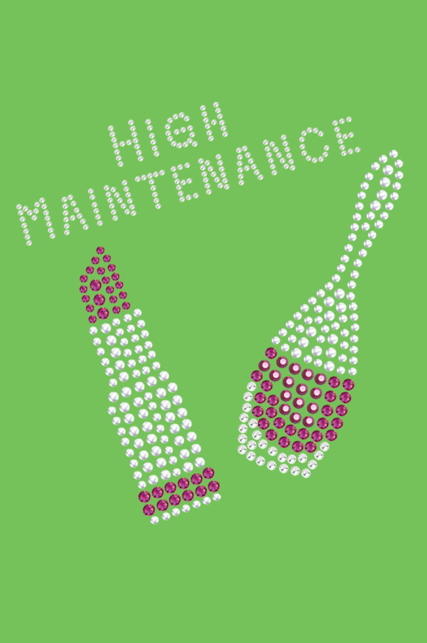 High Maintenance with Austrian crystal Nail Polish & Lipstick - Bandanna