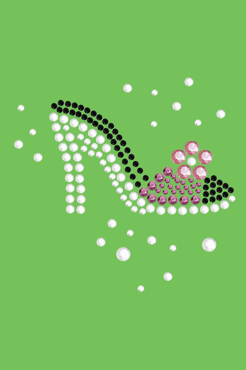 High Heel Shoe (Pink & Black) - Bandanna