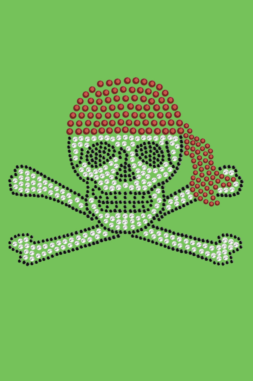 Skull with Red Bandanna - Bandanna