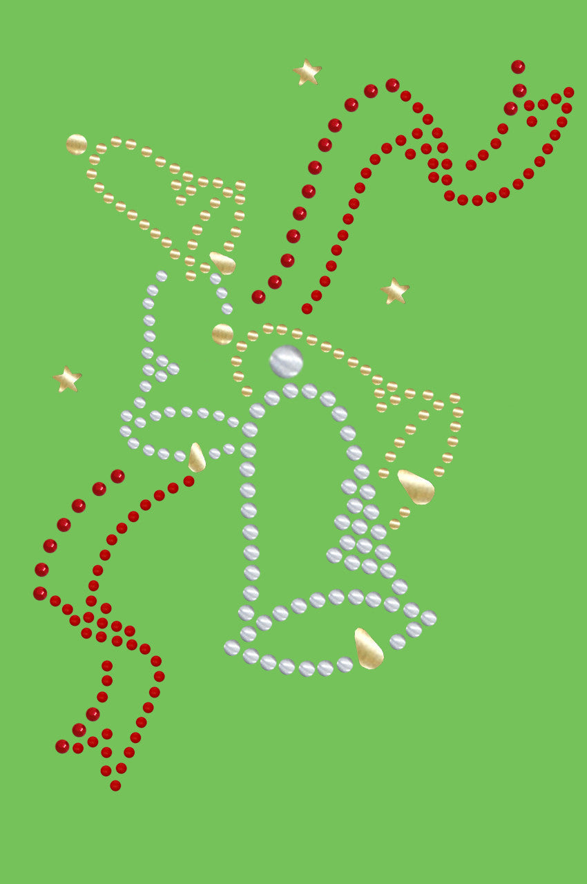 Nailhead Christmas Bells - Bandana