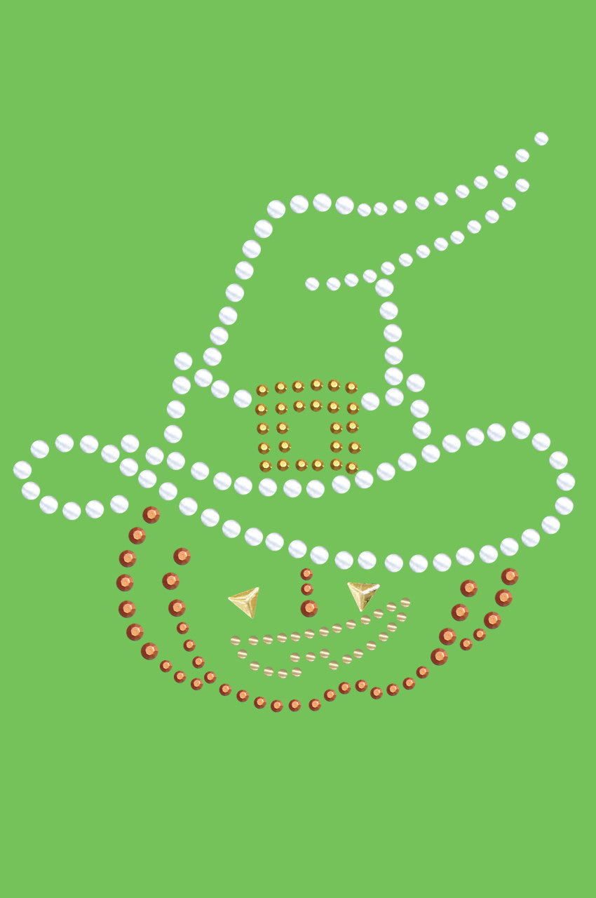 Pumpkin with Witch Hat Bandanna