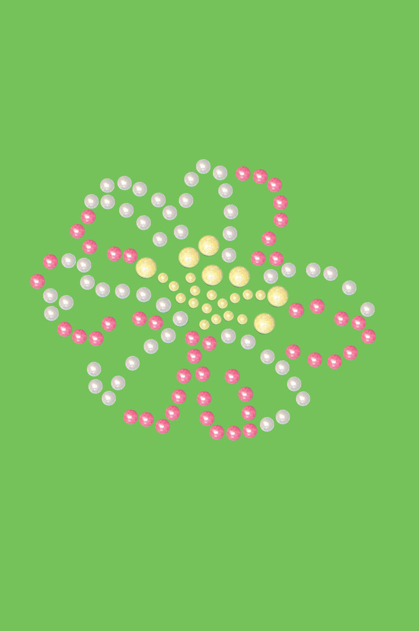 Pink & Yellow Pearl Flower - Bandanna