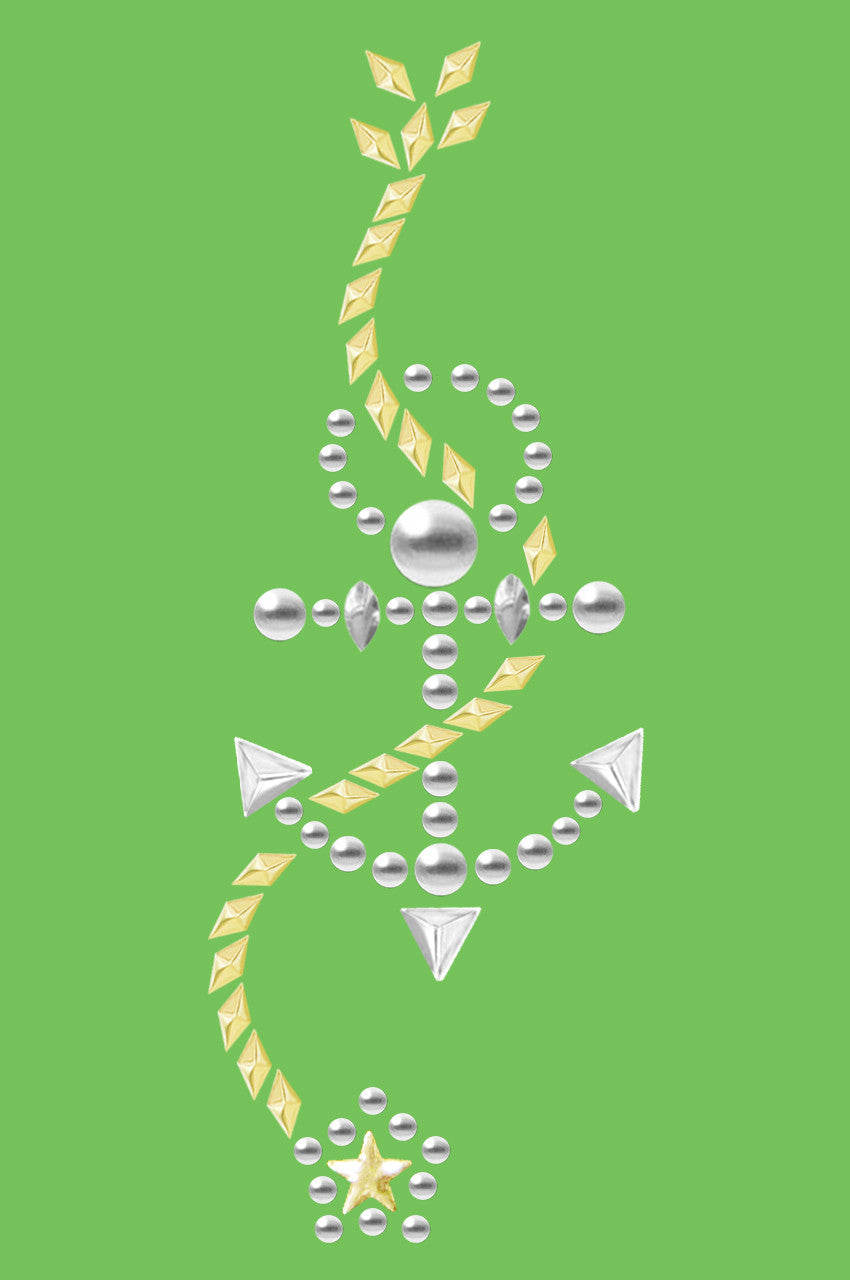 Anchor with Rope (Nailhead) - Bandanna