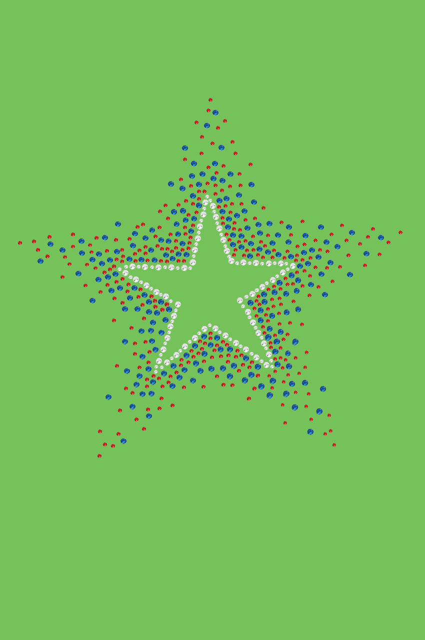 Star (Red & Blue)- Bandanna