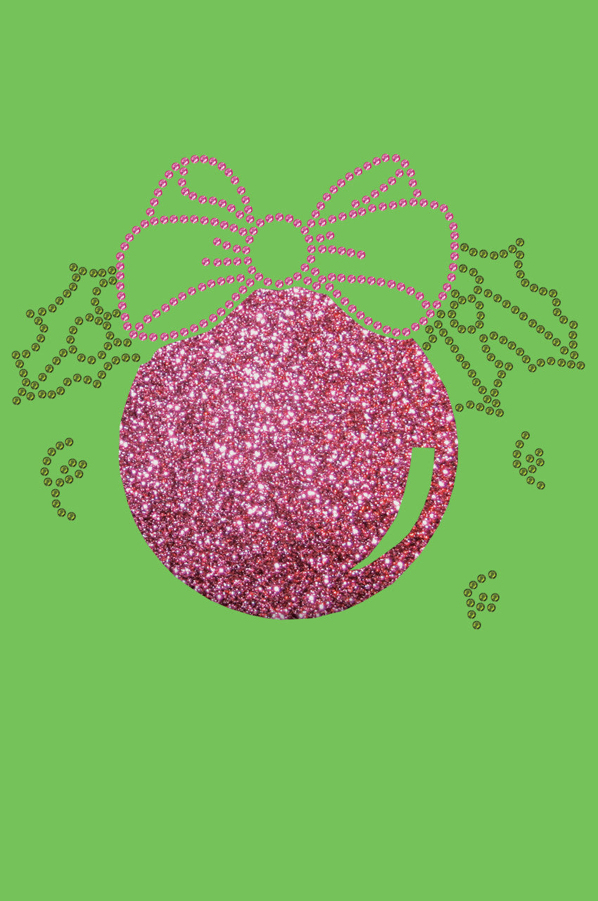 Pink Glitter Ornament - Bandana