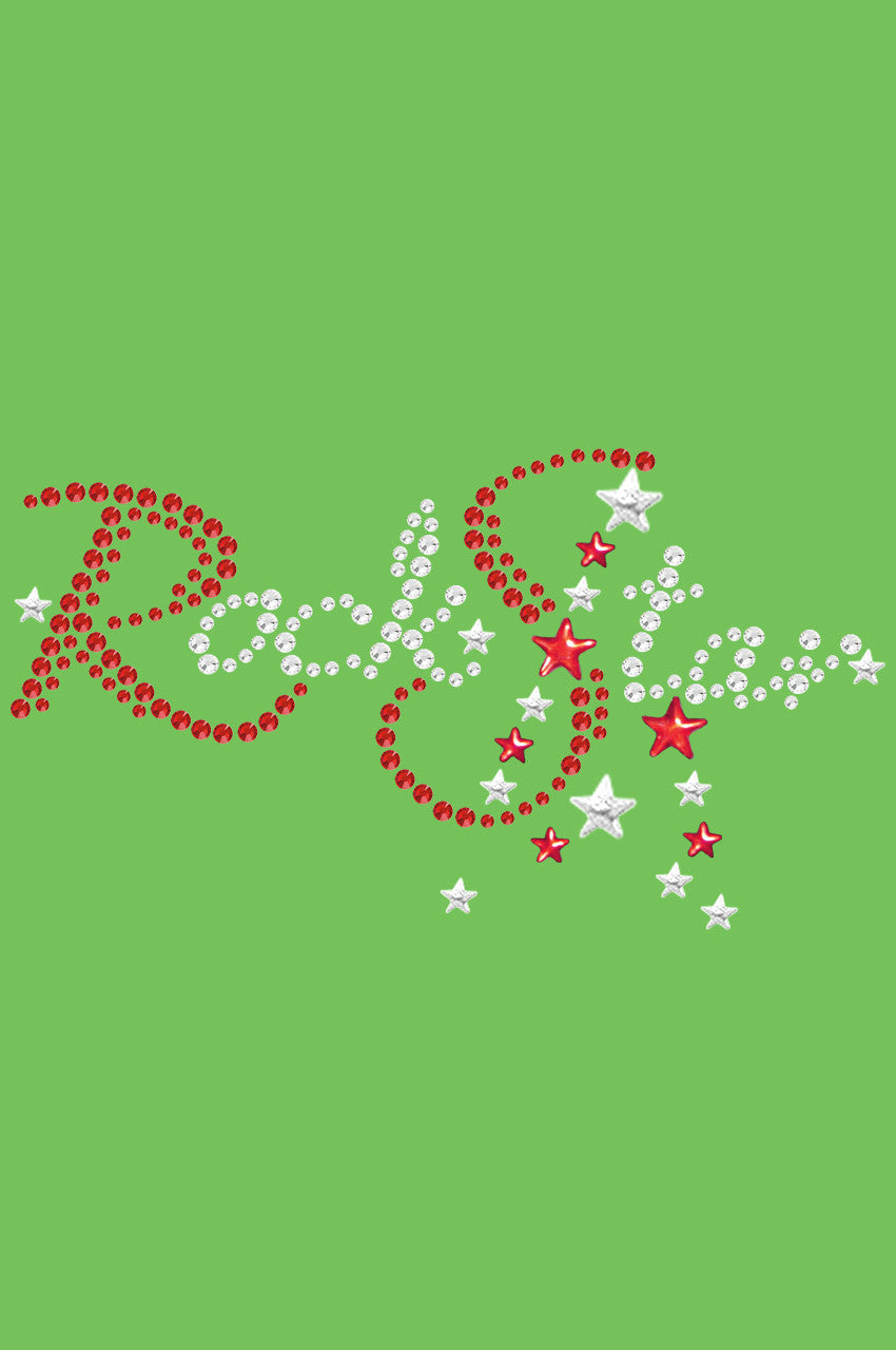 Rock Star (Red Austrian crystal Rhinestones) - Bandanna