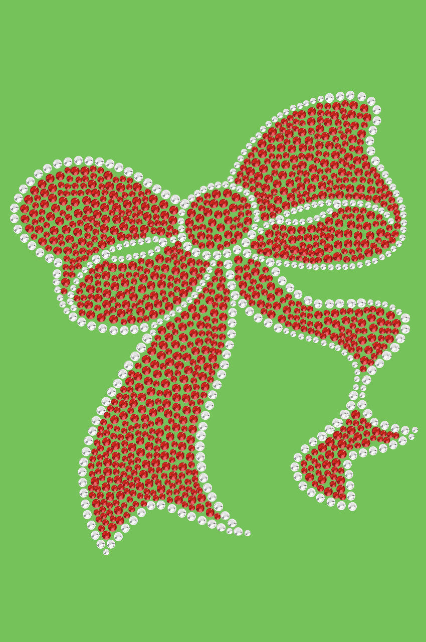 Red Rhinestone Bow - Custom Tutu