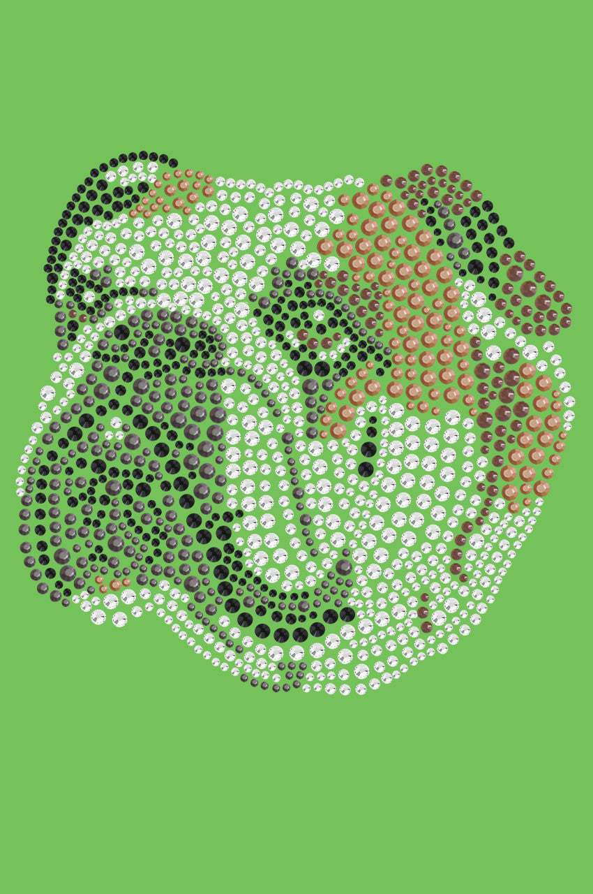 Bulldog Face (Brown) - bandana