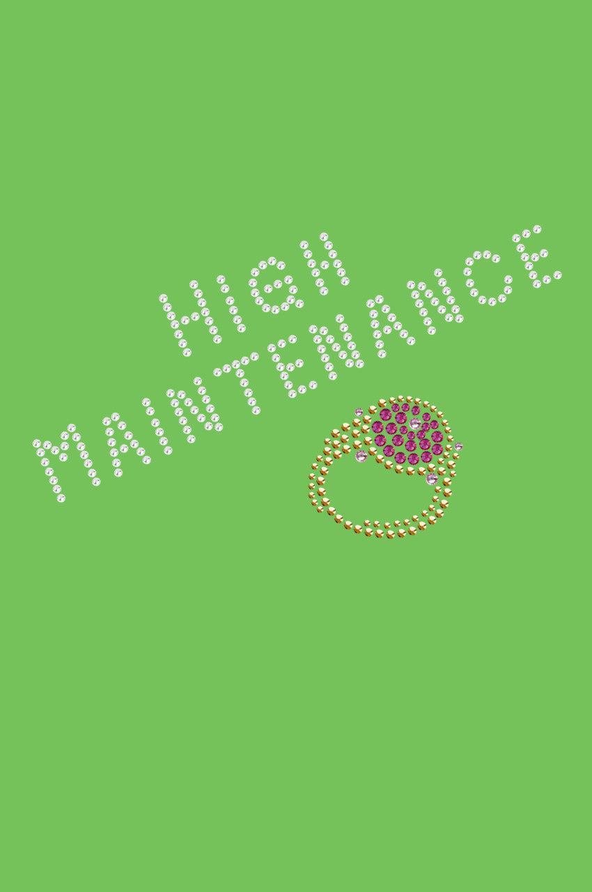 High Maintenance & Austrian crystal Fuchsia Ring - Bandanna