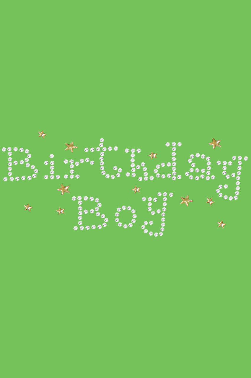 Birthday Boy with Gold Stars - Bandana