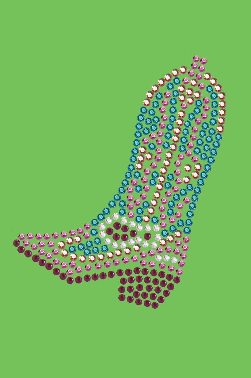 Boot (Pink & Turquoise) - bandana