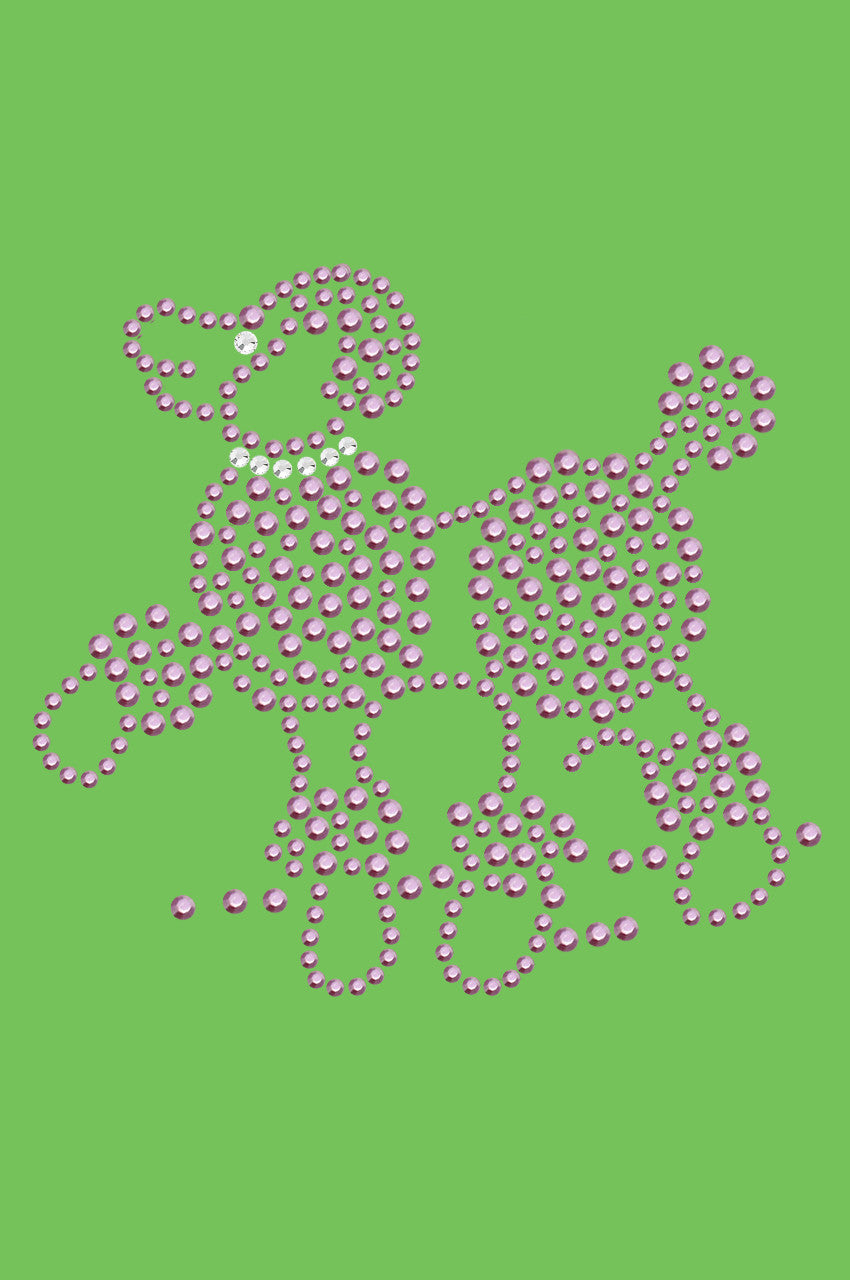 Poodle (Pink Rhinestuds) - bandana