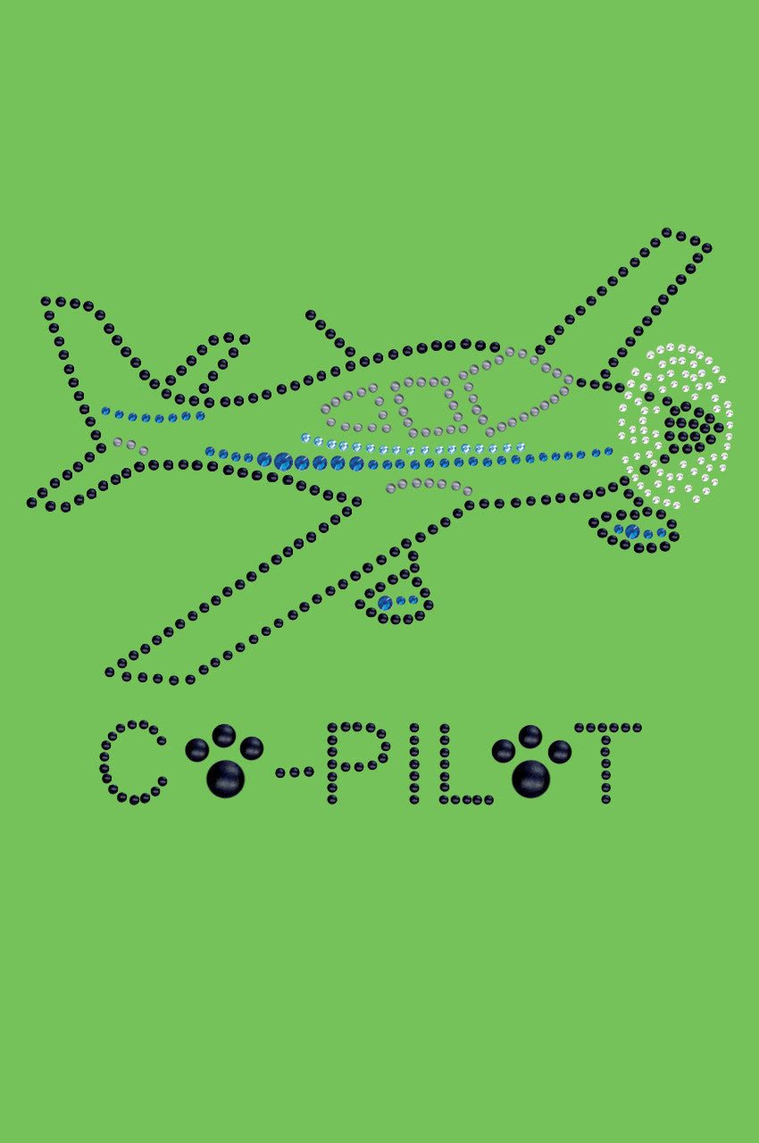 Co-Pilot Airplane (black) - Bandana