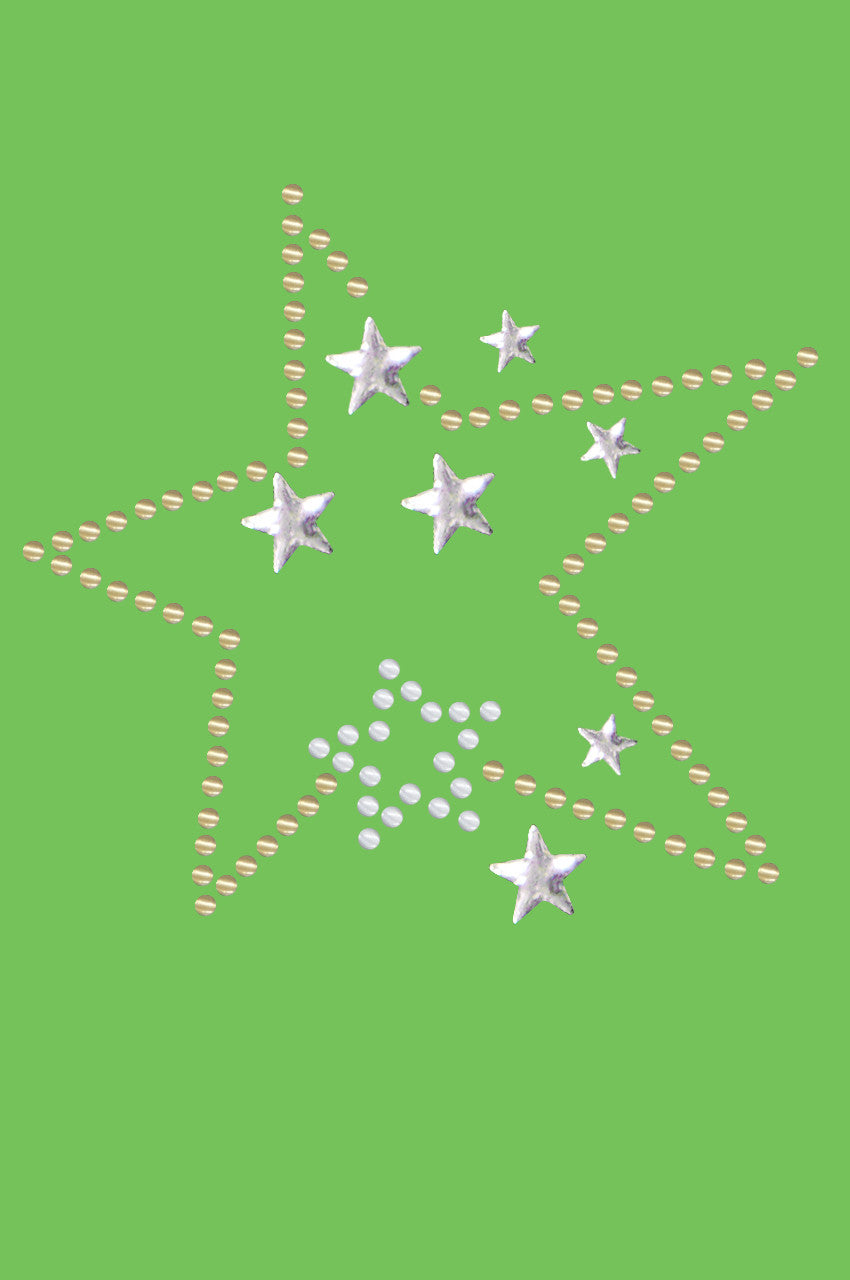 Gold & Silver Stars - Bandanna