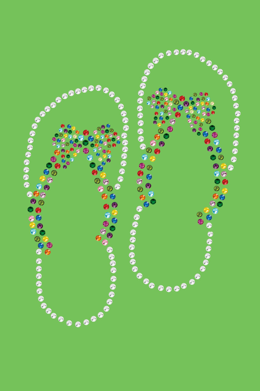 Flip Flops with Bow - Bandanna