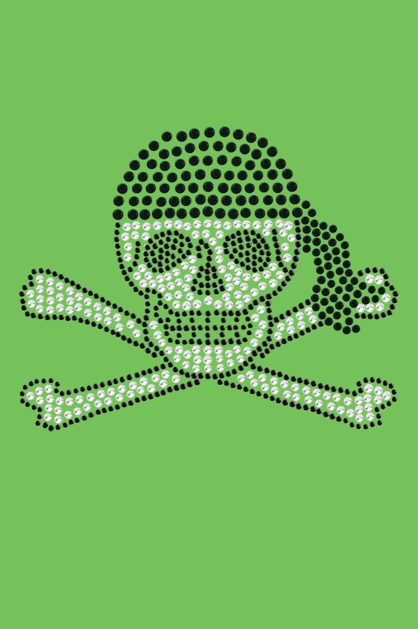 Skull with Black Bandanna - Bandanna