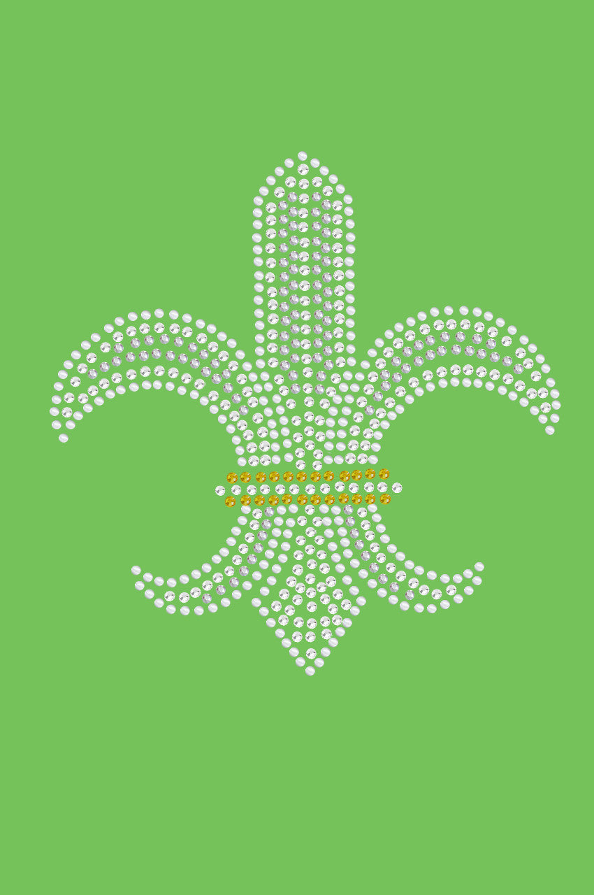 Fleur de Lis (Rhinestones & Nailheads) - Bandanna