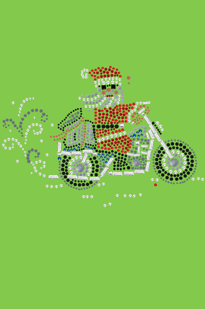 Santa on Motorcycle - Tutu