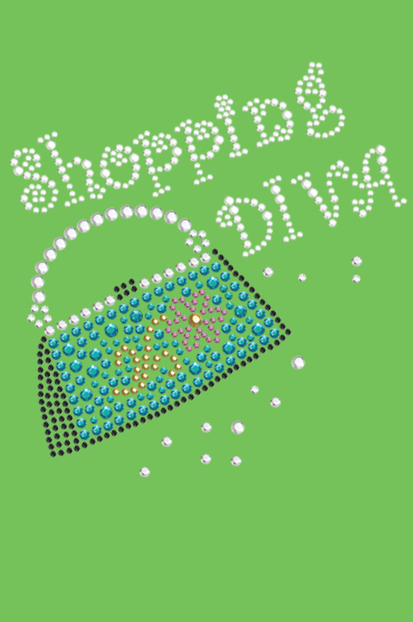 Shopping Diva & Handbag - Bandanna
