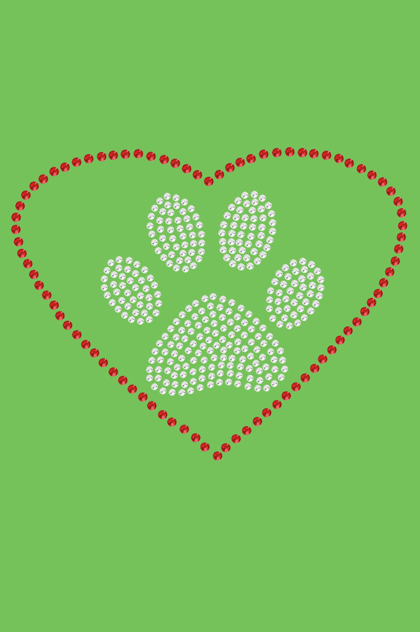 Heart with Paw bandana