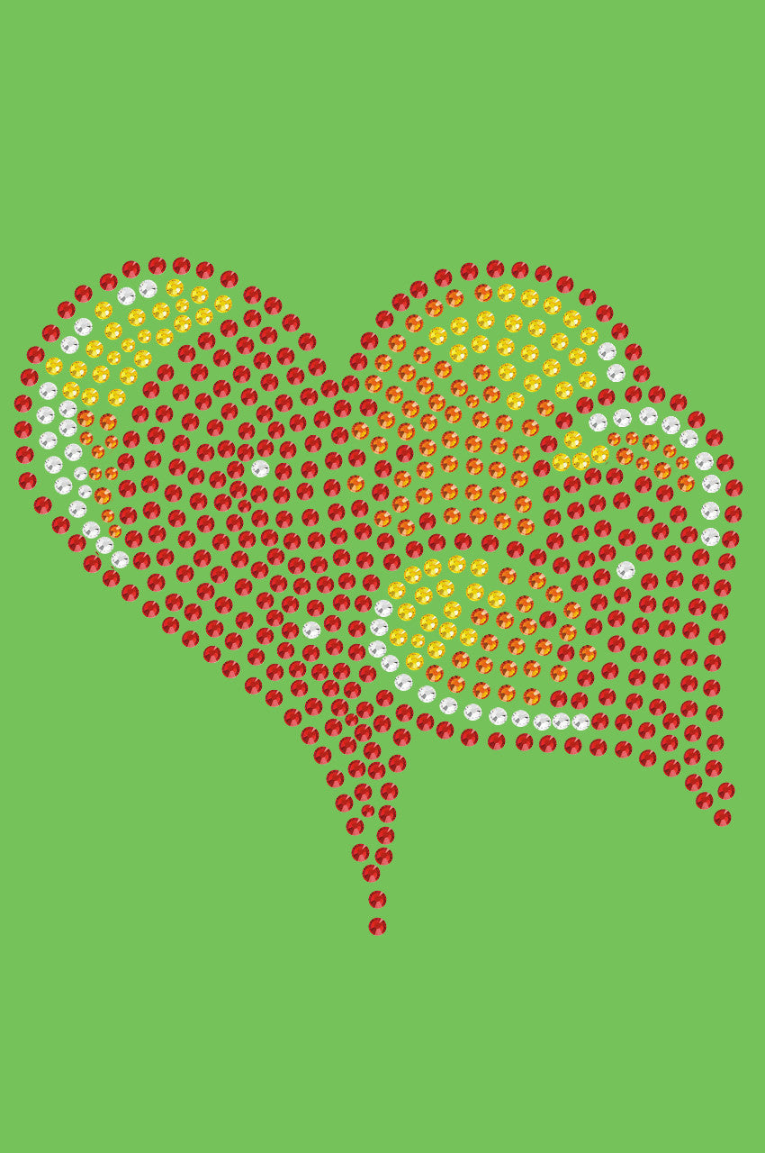 Red, Orange & Yellow Hearts Bandanna