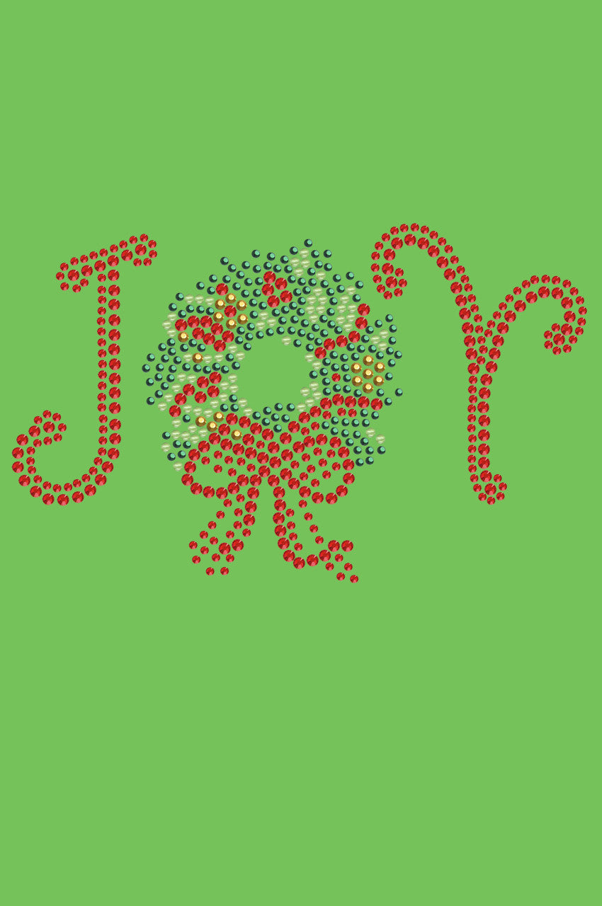 Joy Christmas Wreath - Bandana