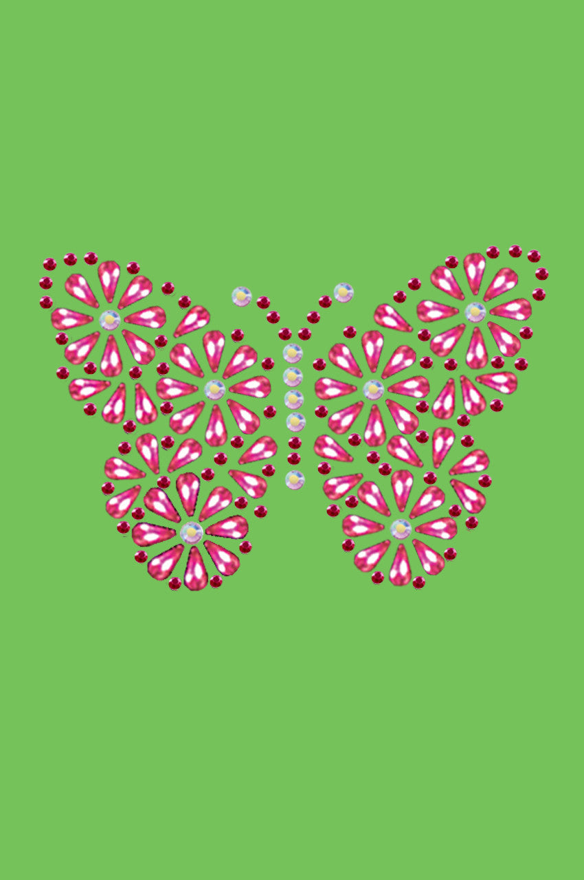 Pink Nailhead Butterfly - Bandannas