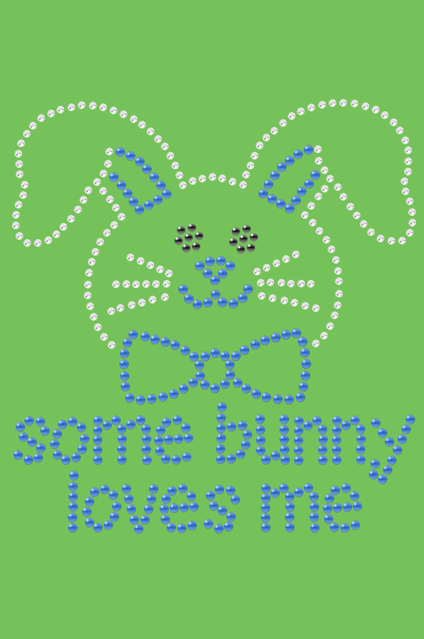 Some Bunny Loves Me (Blue) - Bandanna