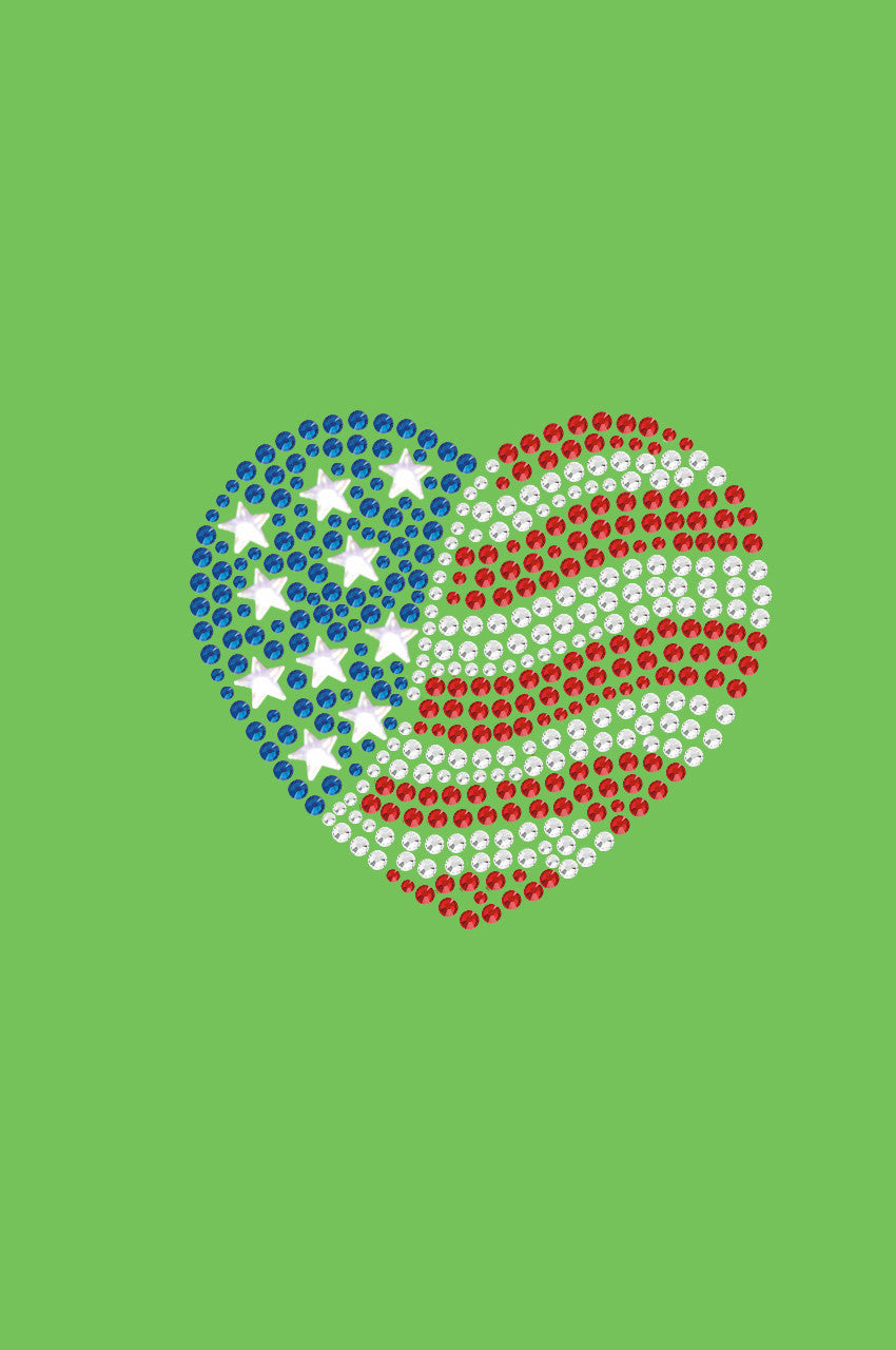 Patriotic Heart 2 Bandanna