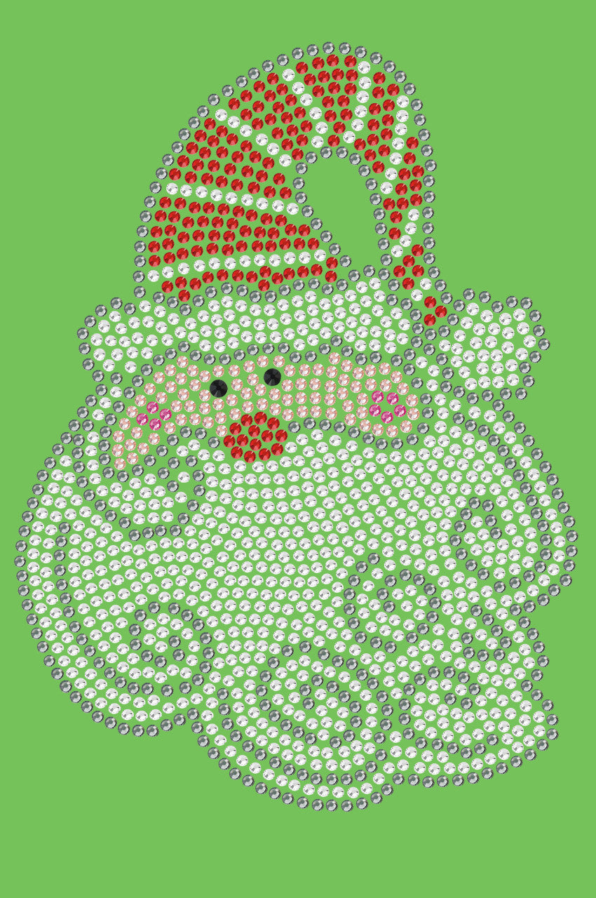 Santa Face with Curly Beard - Bandana