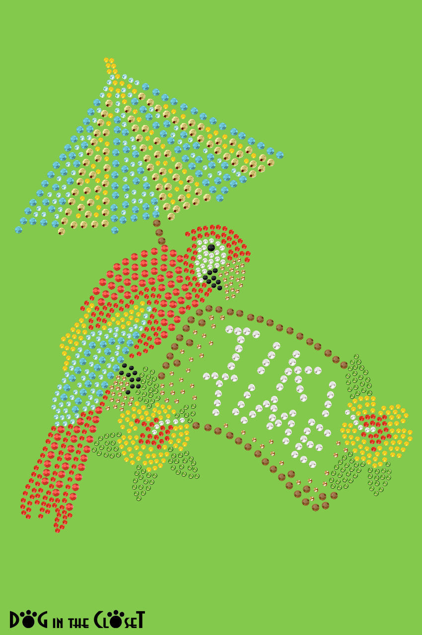 Tiki Time Parrot - Bandana