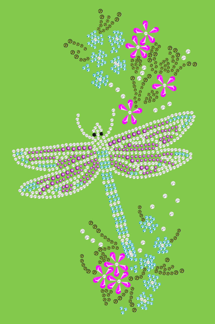 Dragonfly with Flowers - Custom Tutu