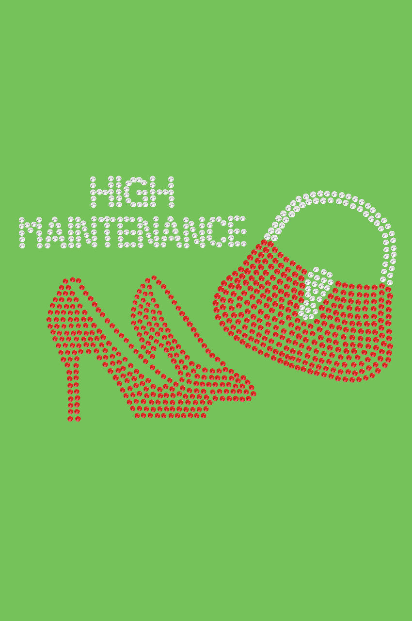 High Maintenance Red Heels & Purse - Bandanna