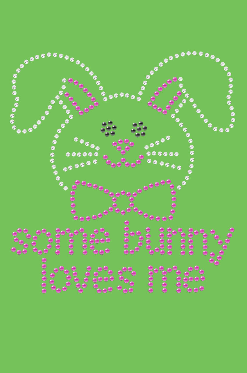 Some Bunny Loves Me (Pink) - Bandanna
