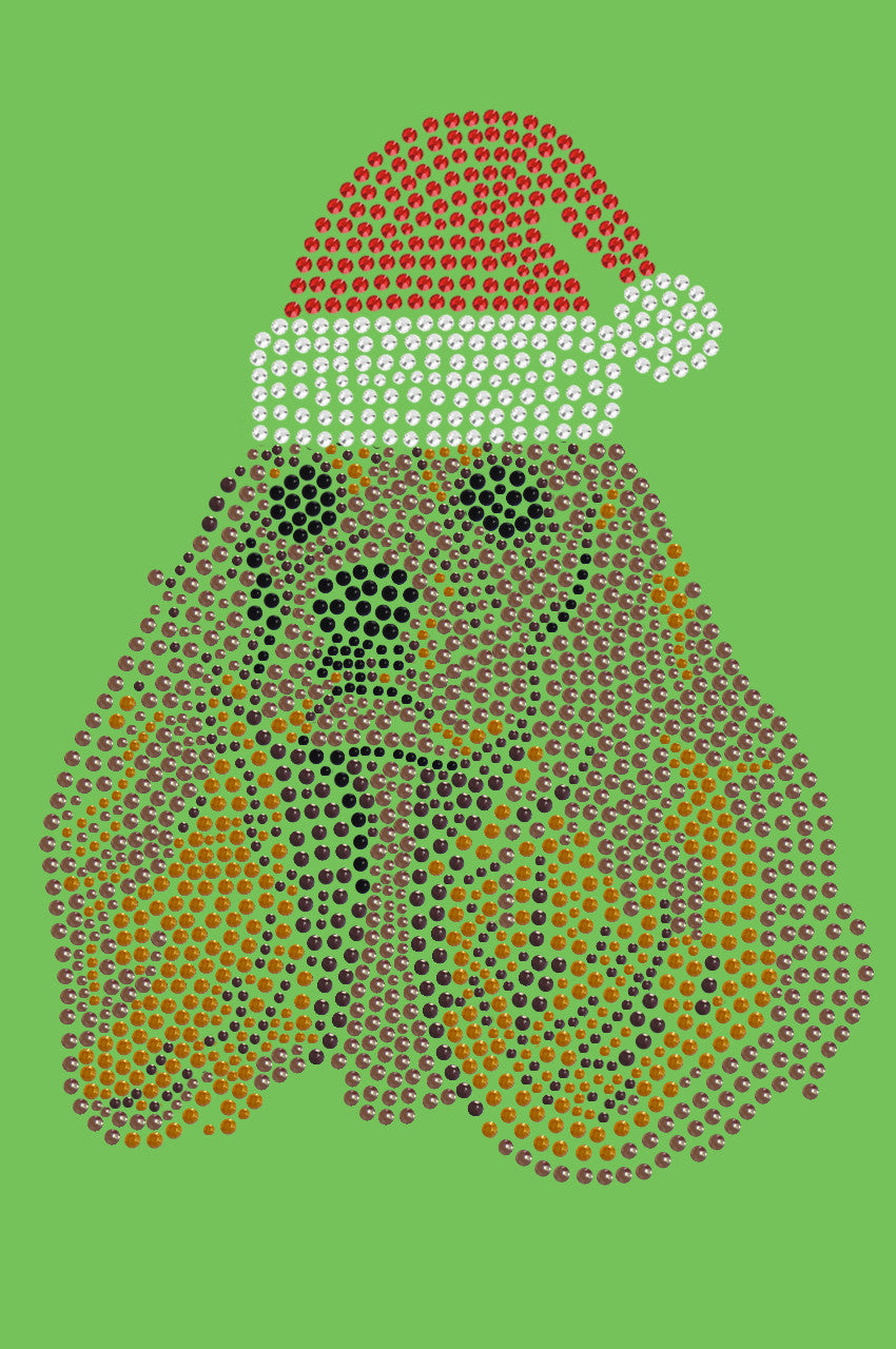 Cocker Spaniel with Santa Hat - Bandana