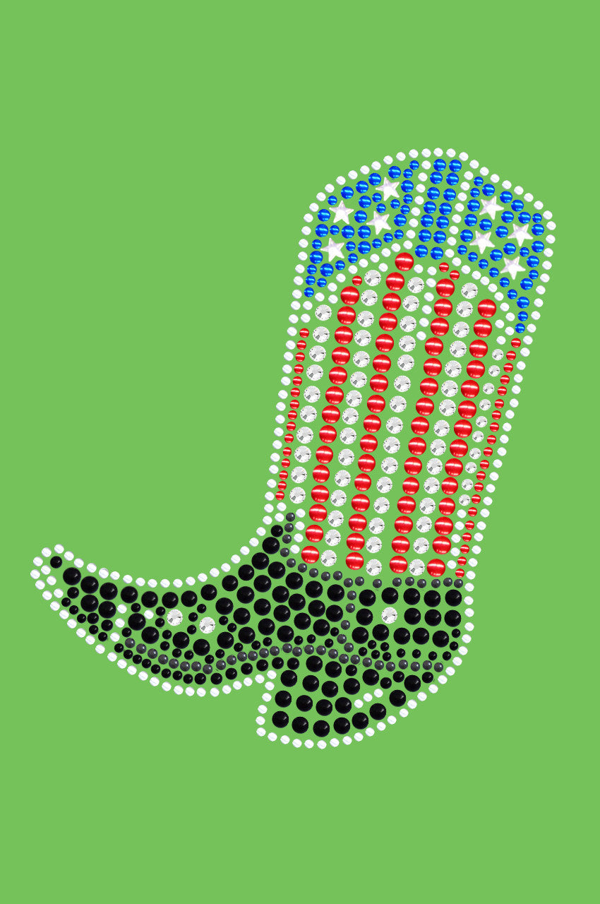 Boot (Red, White, & Blue) - bandana