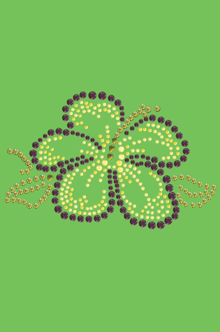 Purple & Yellow Hibiscus - Bandanna