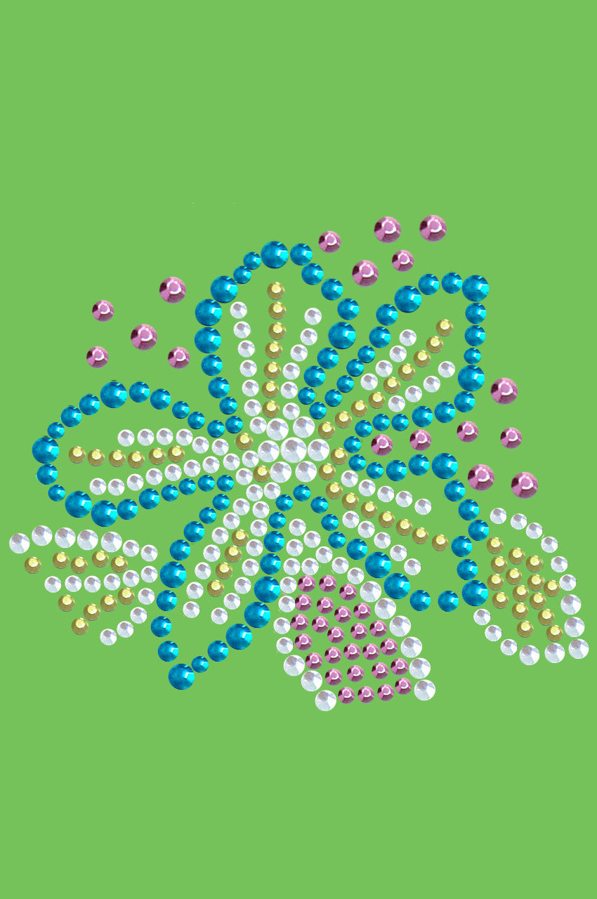 Turquoise Flower - Bandanna