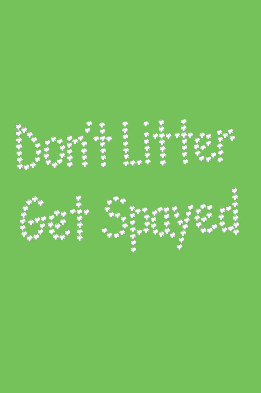 Dont Litter Get Spayed - Custom Tutu