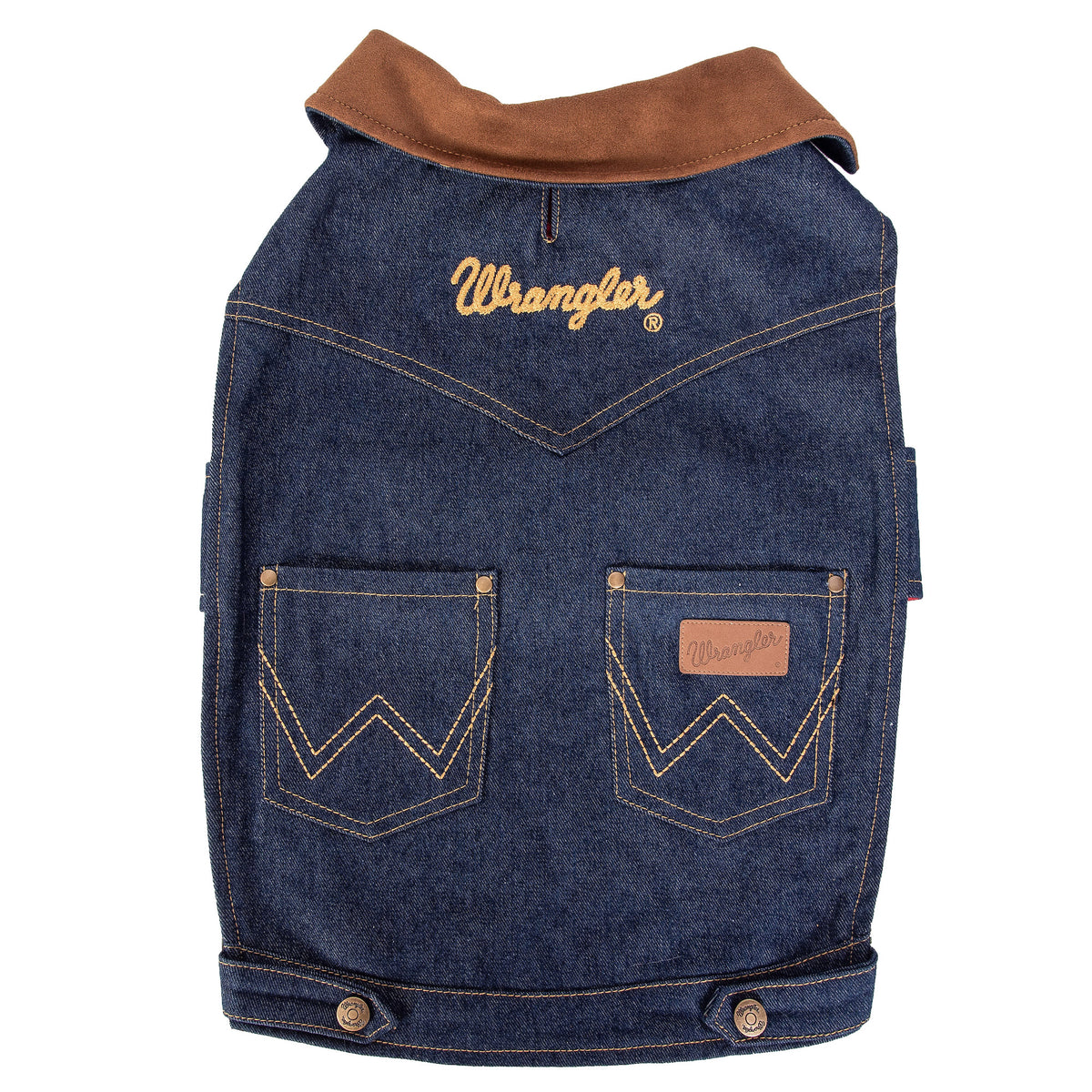 Wrangler® Dark Denim Dog Jacket with Lining