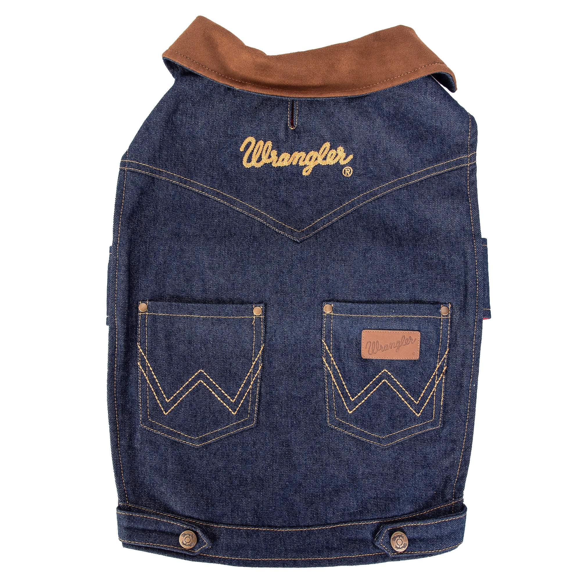 Wrangler® Dark Denim Dog Jacket with Lining