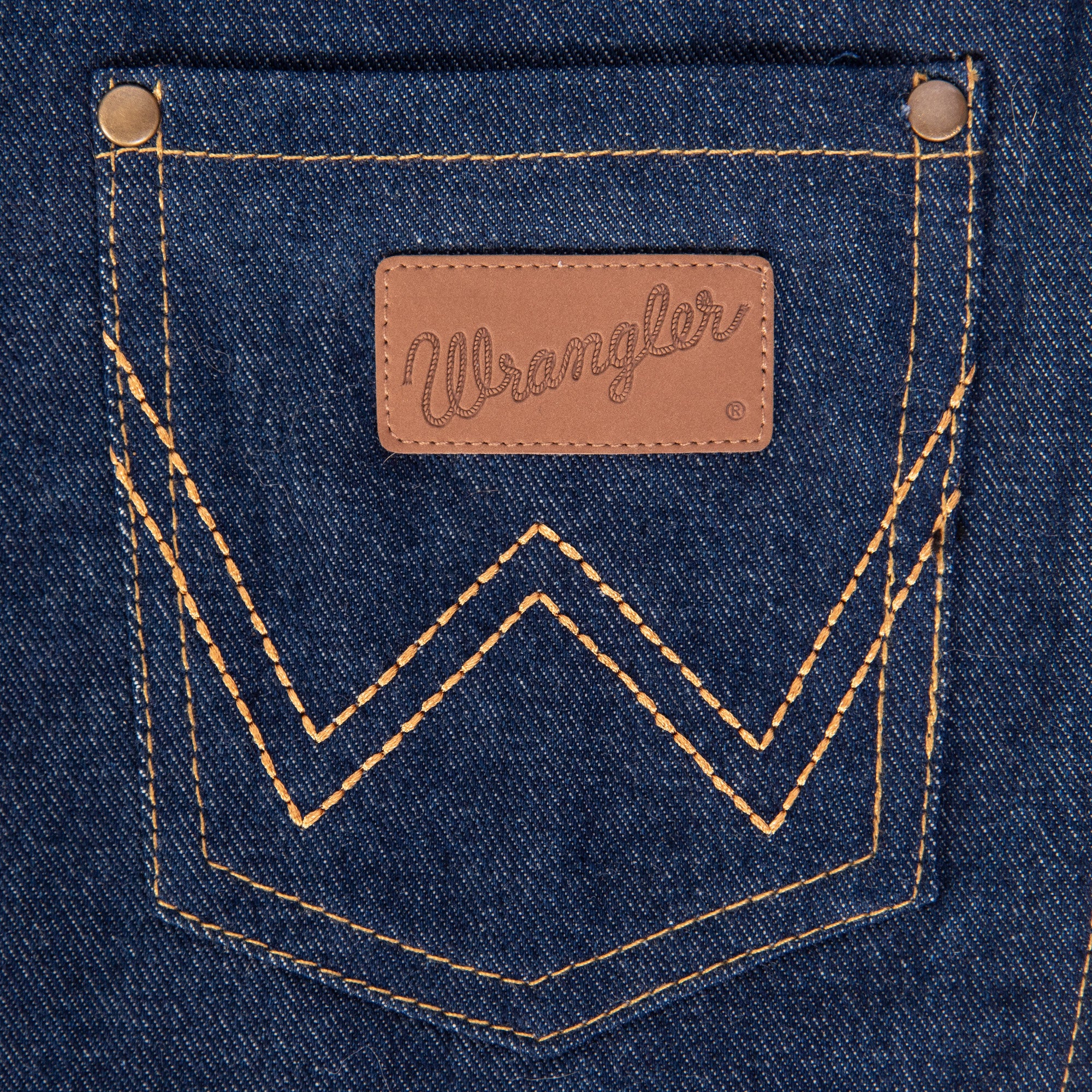 Wrangler® Dark Denim Dog Jacket with Lining